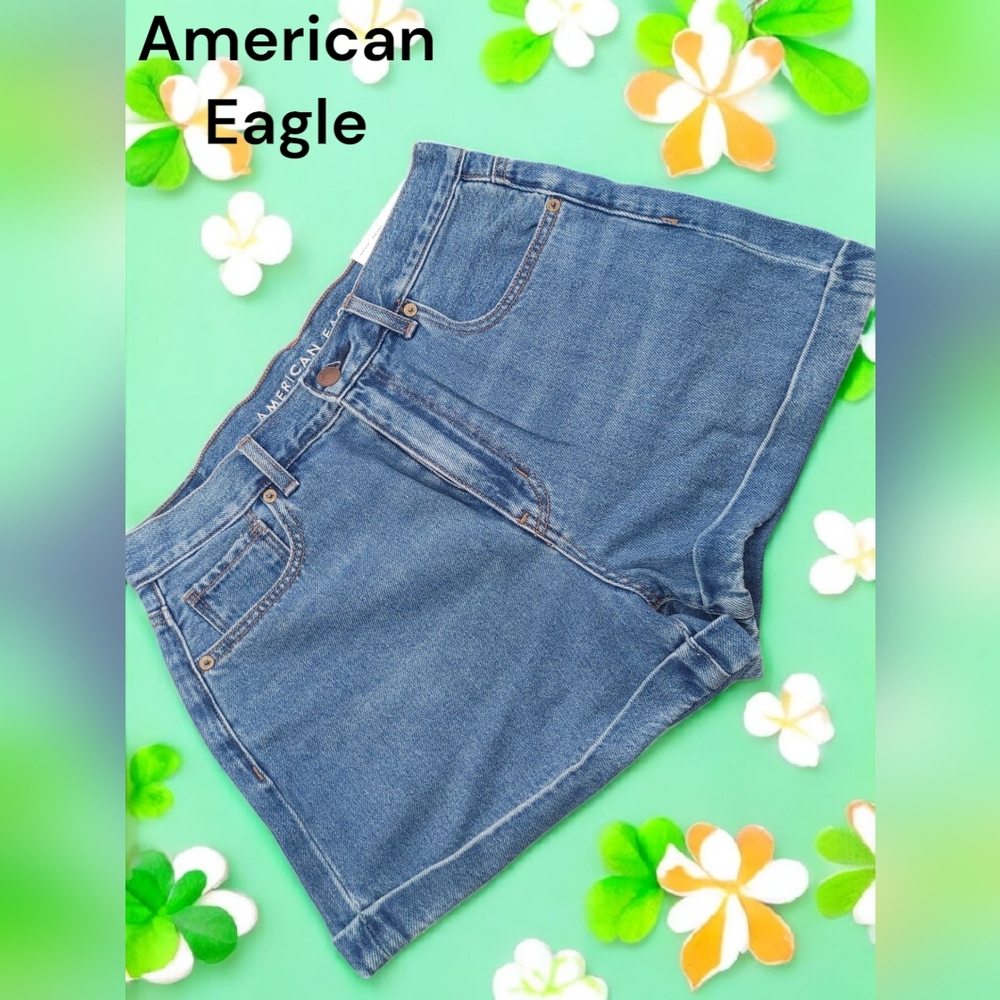 American Eagle Outfitters Denim Jean Shorts - Medium Blue